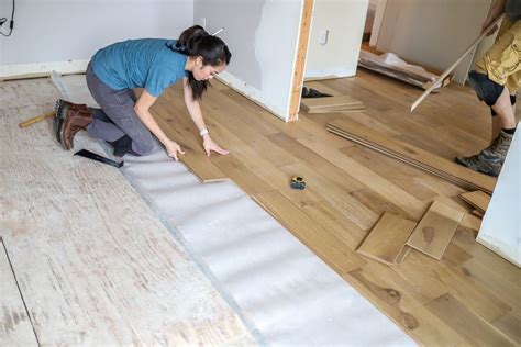 install click and lock engineered hardwood over concrete